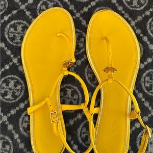 Tory Burch Bright Yellow Sandals